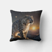 Snow Leopard Kissen (Rückseite)