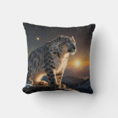 Snow Leopard Kissen (Vorderseite)