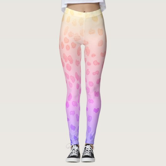 Snow Leopard Leggings (Vorderseite)