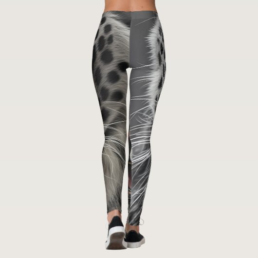 Snow Leopard Leggings (Rückseite)