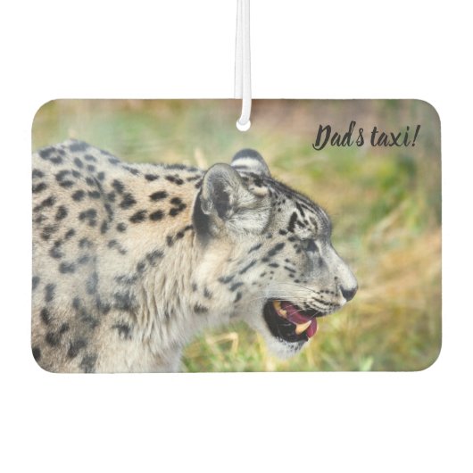 Snow Leopard Lufterfrischer (Vorderseite)