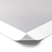 Snow Leopard Makeup Poster (Ecke)