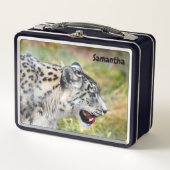 Snow Leopard Metal Lunchbox (Vorderseite)