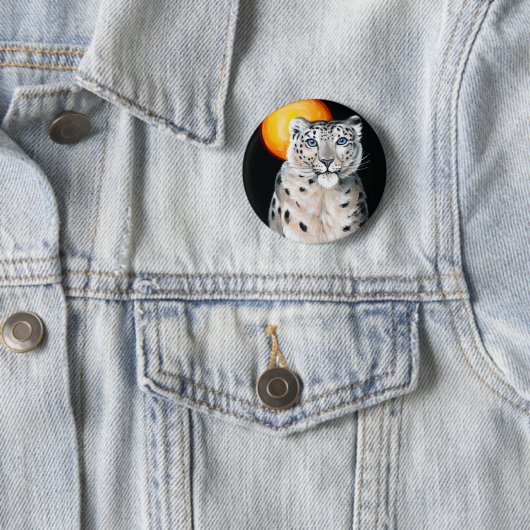 Snow Leopard Moon Button (Beispiel)