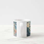 Snow Leopard Moon Spezielle Tasse (Rückseite)