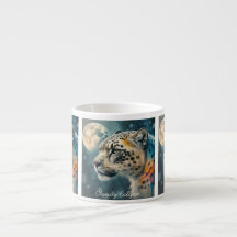 Snow Leopard Moon Spezielle Tasse
