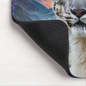 Snow Leopard Mountain Valley Sunset Mousepad (Ecke)