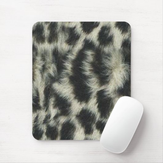 Snow Leopard Mouse Pad Mousepad (Mit Mouse)