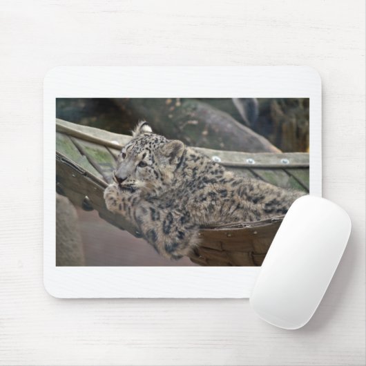 Snow Leopard Mousepad (Mit Mouse)
