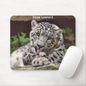 SNOW LEOPARD Mousepad (Mit Mouse)