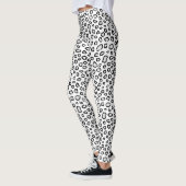 Snow Leopard Muster Leggings (Links)