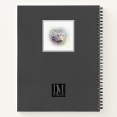 Snow Leopard-Notebook Notizblock (Rückseite)