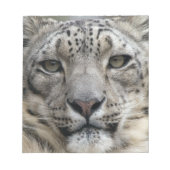 Snow Leopard Notepad Notizblock (Vorderseite)