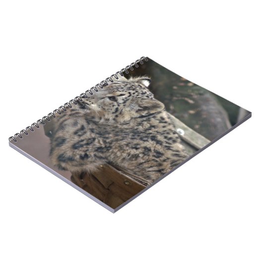 Snow Leopard Notizblock (Linke Seite)