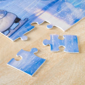 Snow Leopard Pair Performing Ice Dance Routine in  Puzzle (Seite)