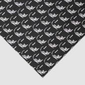 Snow Leopard Paisley Bengalisch Cat Yoga Stretchin Seidenpapier (Ausschnitt)