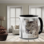 Snow Leopard Portrait Big Cat Tasse