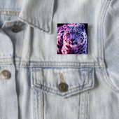 Snow Leopard Portrait Button (Beispiel)