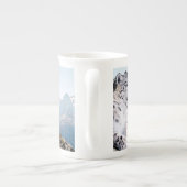 Snow Leopard Porzellantasse (Rückseite)