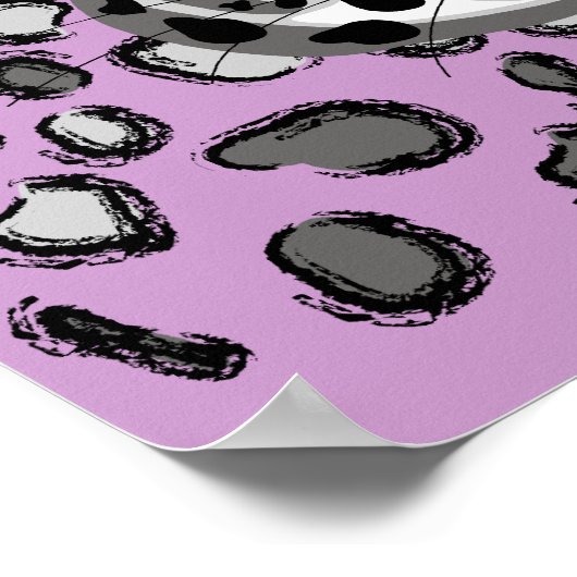 Snow Leopard Poster (Ecke)