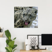 Snow Leopard Poster (Heimbüro)