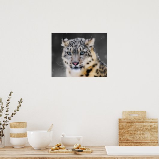 Snow Leopard Poster (Küche)