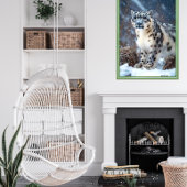 Snow Leopard Poster