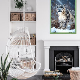 Snow Leopard Poster