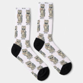 Snow leopard - Purr-ello Socken (Rechts)