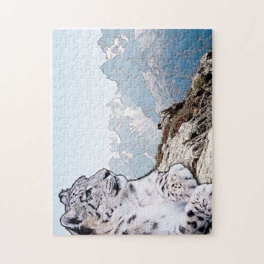 Snow Leopard Puzzle (Vertikal)