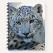 Snow Leopard-Puzzle Spiral Notebook Notizblock (Vorderseite)