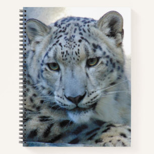 Snow Leopard-Puzzle Spiral Notebook Notizblock