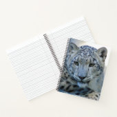 Snow Leopard-Puzzle Spiral Notebook Notizblock (Innenseite)