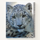 Snow Leopard-Puzzle Spiral Notebook Notizblock (Rückseite)