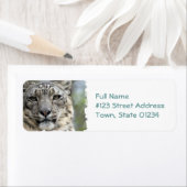 Snow Leopard Rücksendeadresse Mailing Label (Insitu)