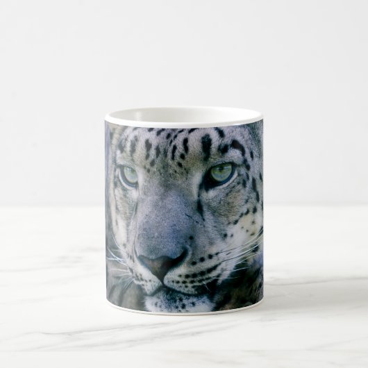 Snow Leopard-Schließung Kaffeetasse (Mittel)