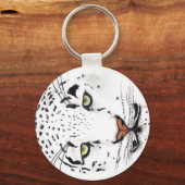 Snow Leopard Schlüsselanhänger (Vorderseite)