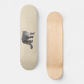 Snow Leopard Skateboard (Vorderseite)