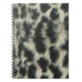 Snow Leopard Spiral Notebook Notizblock (Vorderseite)