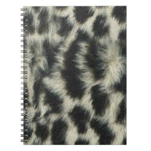 Snow Leopard Spiral Notebook Notizblock