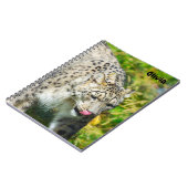 Snow Leopard Spiral Notebook Notizblock (Linke Seite)