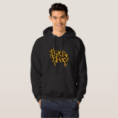 Snow Leopard Spitz Dog Print Pom Dog Hoodie (Vorne ganz)
