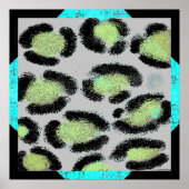 Snow Leopard Spots Poster (Vorne)