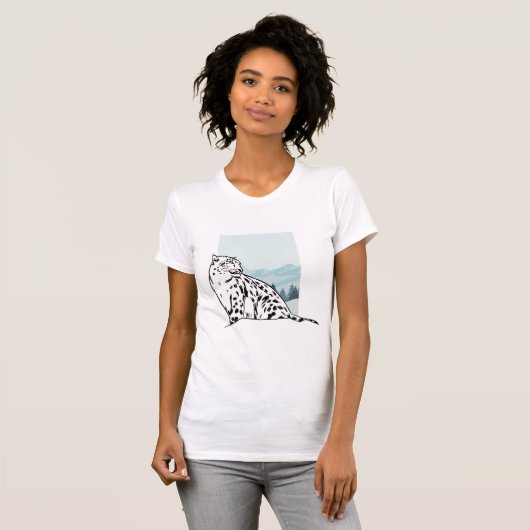Snow Leopard T-Shirt (Vorne ganz)
