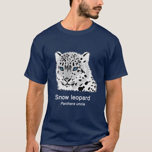 Snow leopard T-Shirt (Vorderseite)