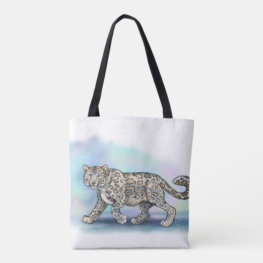 Snow Leopard Tasche (Rückseite)