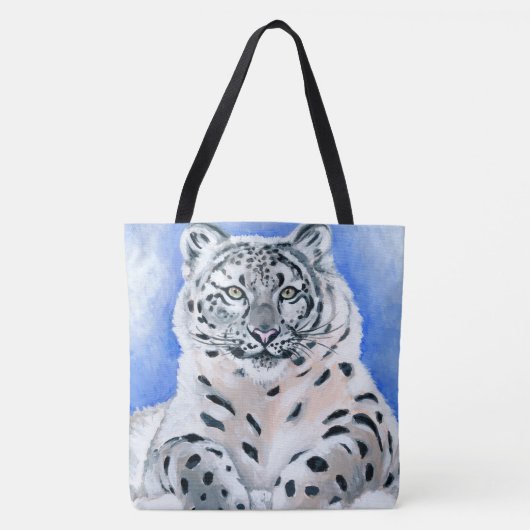 Snow Leopard Tasche (Vorderseite)