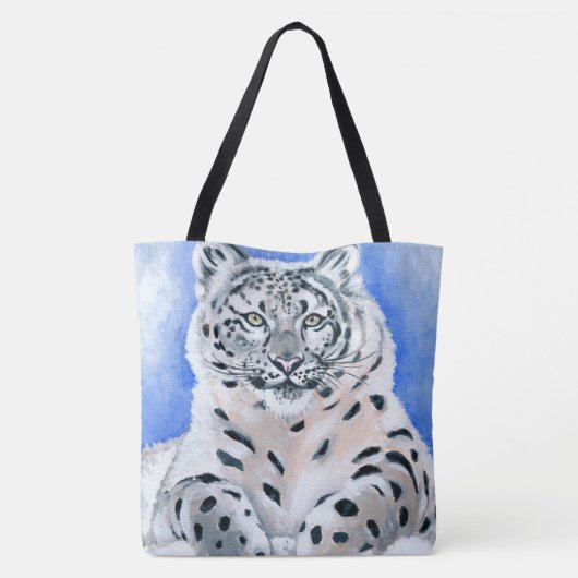 Snow Leopard Tasche (Rückseite)