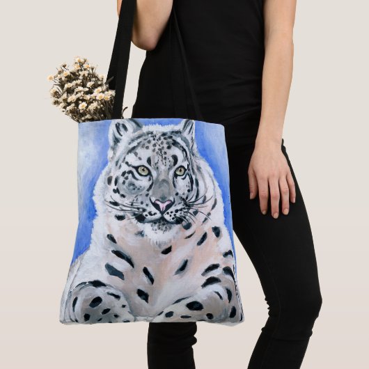 Snow Leopard Tasche (Von Nahem)