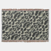 Snow Leopard Throw Blanket Decke (Vorderseite)